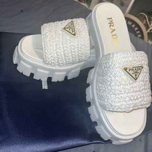 Prada Platform Sandals